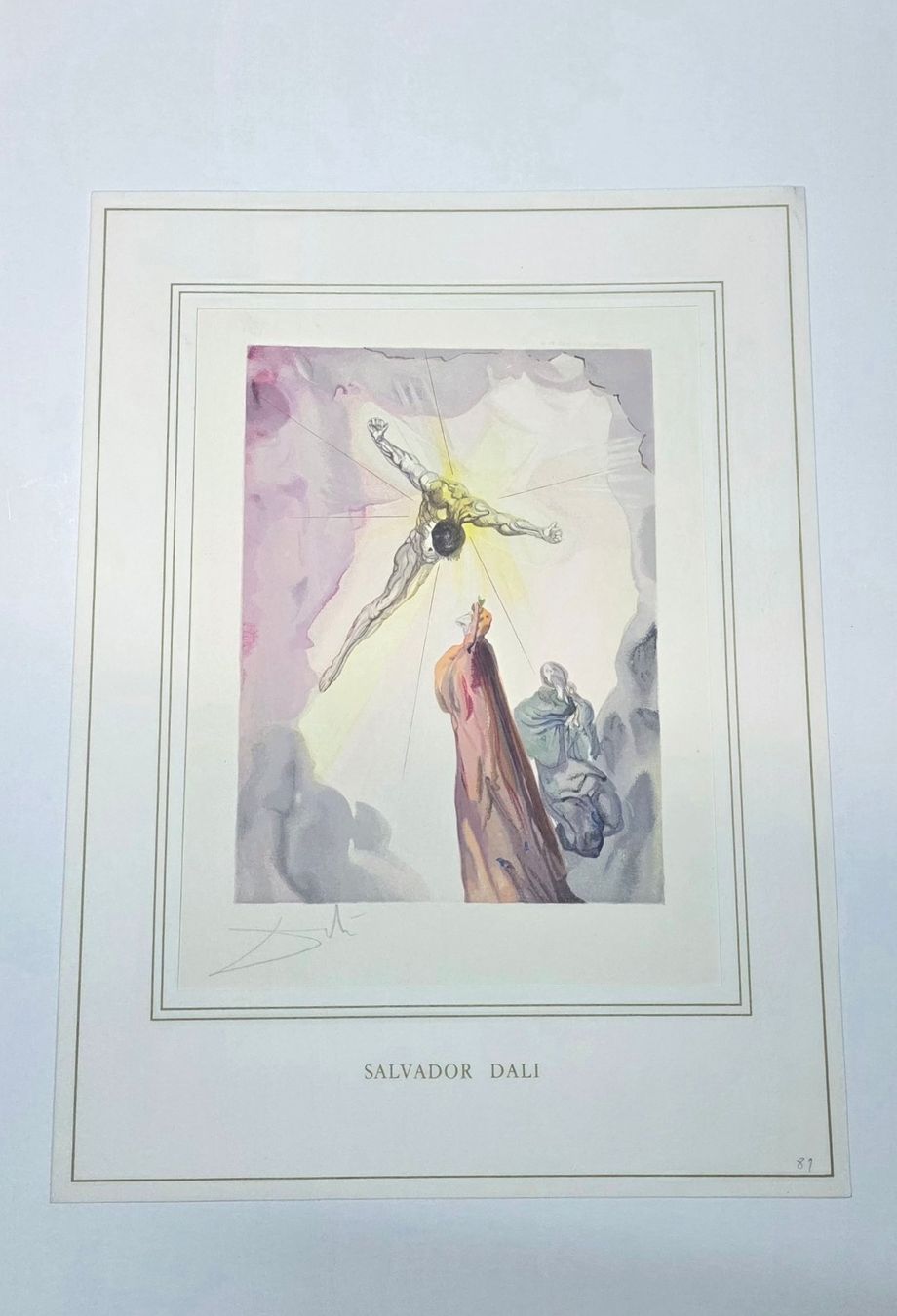 Grafica & Litografie: Salvador Dali - Farblithographie handsigniert – Usato da Dozwil venduto da Lucas-Michel