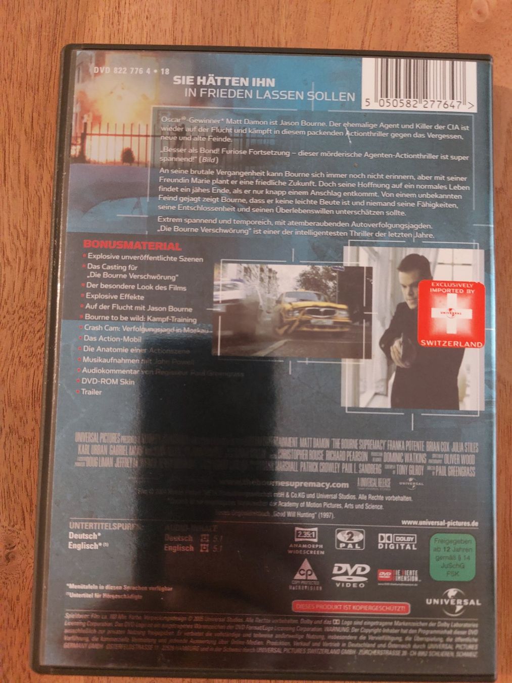 Alle DVDs: DVD - Die Bourne Verschwörung – Gebraucht aus Rheinfelden von FilmAuktion 1
