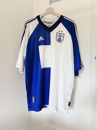 Vintage GC Grasshoppers Zürich Adidas Heimtrikot 1999-2000