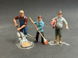 Schleich Bauer Bäuerin Menschen Mensch Figur Bauernhof Stall