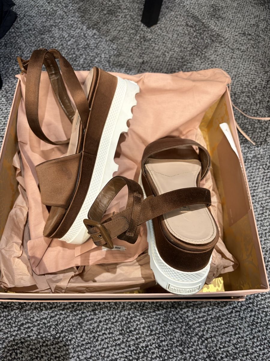 Miu Miu Chaussures femmes: Miu Miu Sandalen  – D'occasion à Uitikon-Waldegg par Sablink 1