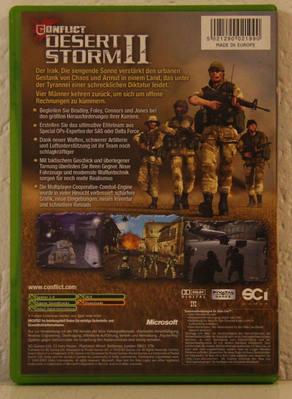 Jeux: XBOX Conflict Desert Storm II – D'occasion à Fisibach par Re-Games24 1