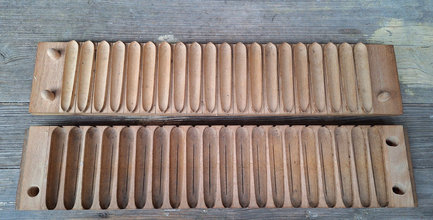 Sigari: Antike Zigarrenpresse/ Zigarrenform aus Holz – Usato da Weinfelden venduto da JoeBaer
