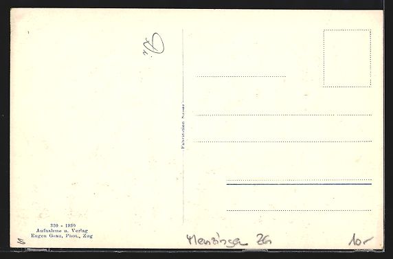 Cartoline postali: Menzingen, Erholungsheim Schwandegg, Anl – Usato da Berlin venduto da bartko-reher 1