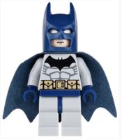 Lego Figur Batman light bluish grey suit, bat022
