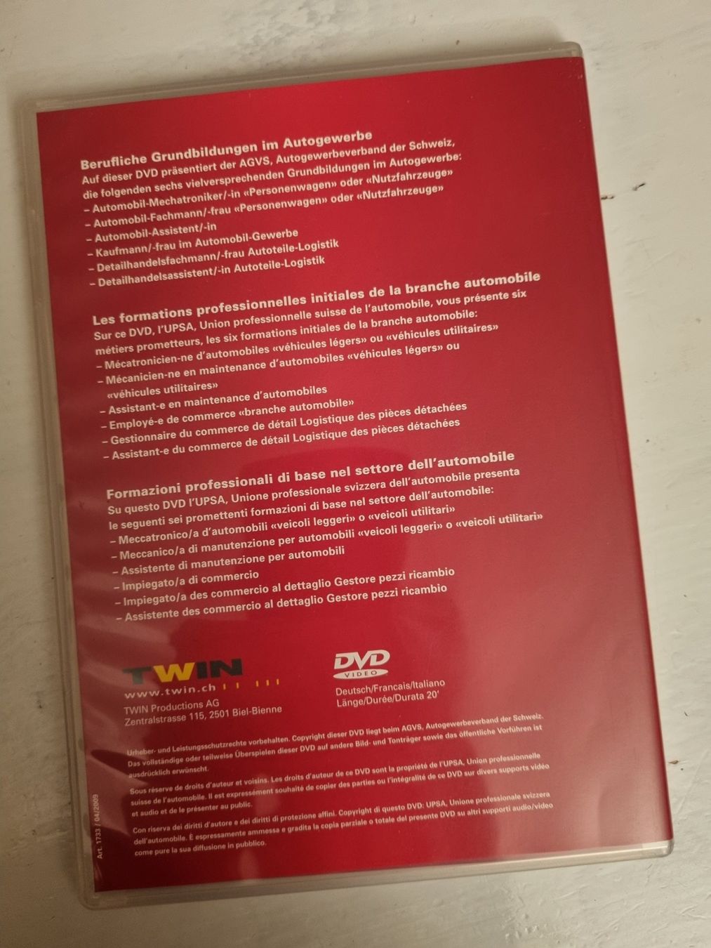 Tutti i DVDs: DVD AGVS – Usato da Toffen venduto da fan_tv5s 1