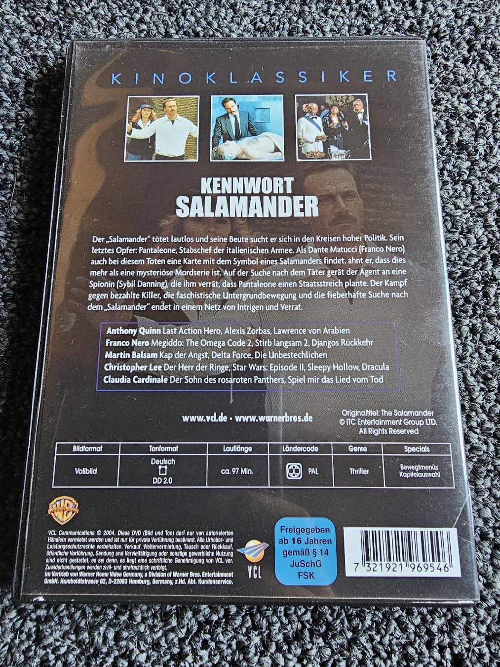 Tutti i DVDs: DVD Kennwort Salamander (21996) – Usato da Ruswil venduto da jan_bxl5 1