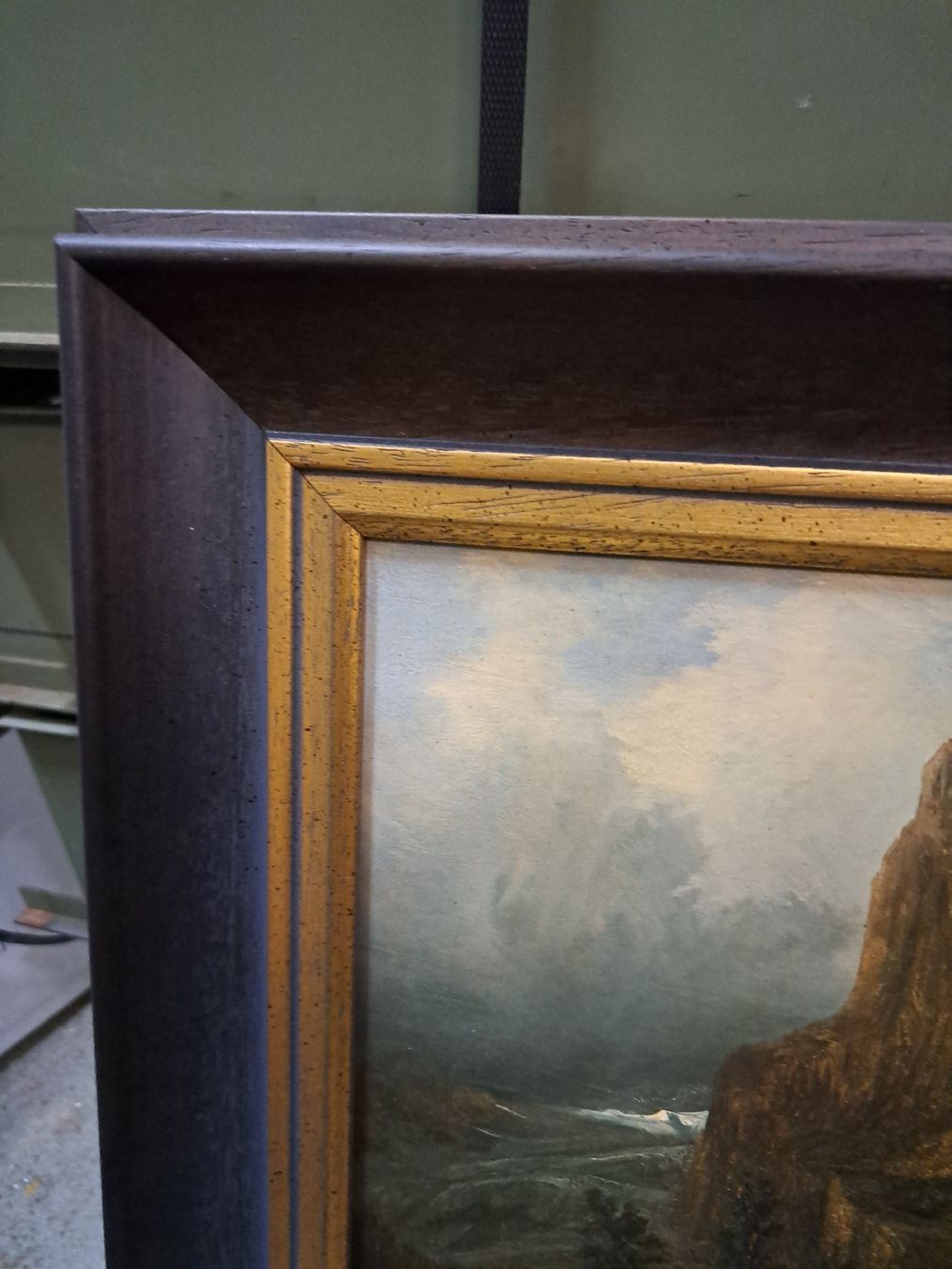 Dipinti: Francois Diday Wetterhorn Repro. – Usato da Grossdietwil venduto da hufi10 4