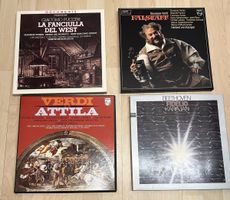 Sammlung von 4 Opern-Vinyl-Schallplatten