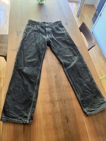 6pm X slawn LOGO DENIM JEANS BLACK