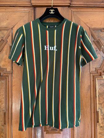 HUF T-Shirt  Gr. S Farbe: Grün, Orange, Gelb, Weiß