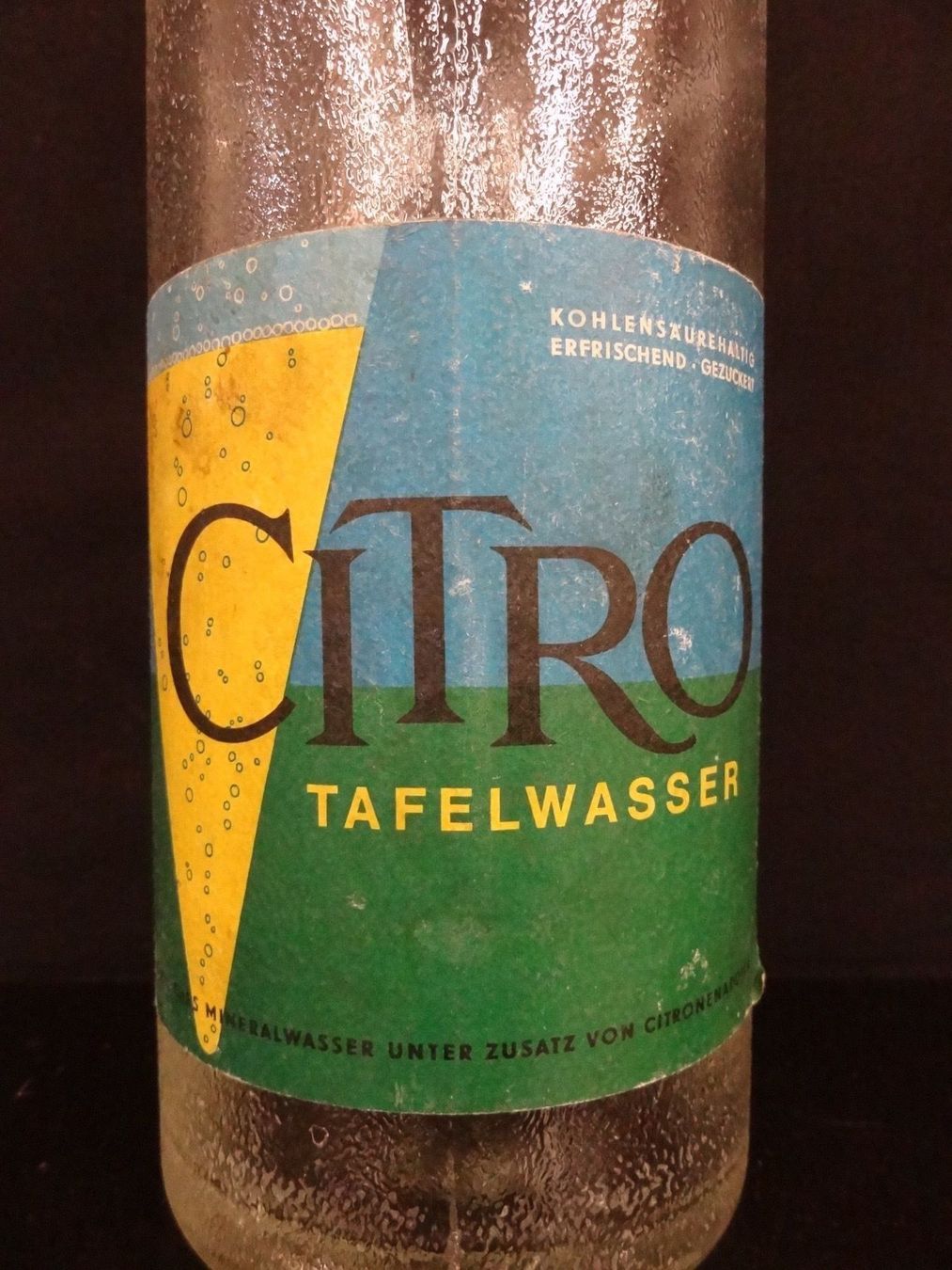 Bouteilles: alte Flasche CITRO BAD KNUTWIL 1960 – D'occasion à Kerzers par Flaschenposten 1