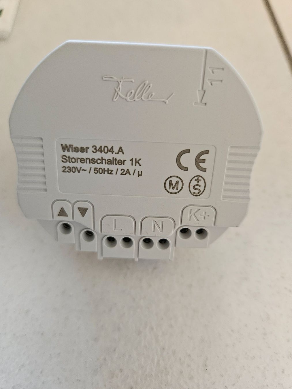 Feller Schalter: Wiser 3404A Storenschalter 1K neuwertig – Neu (gemäss Beschreibung) aus Oftringen von Mrg3 2
