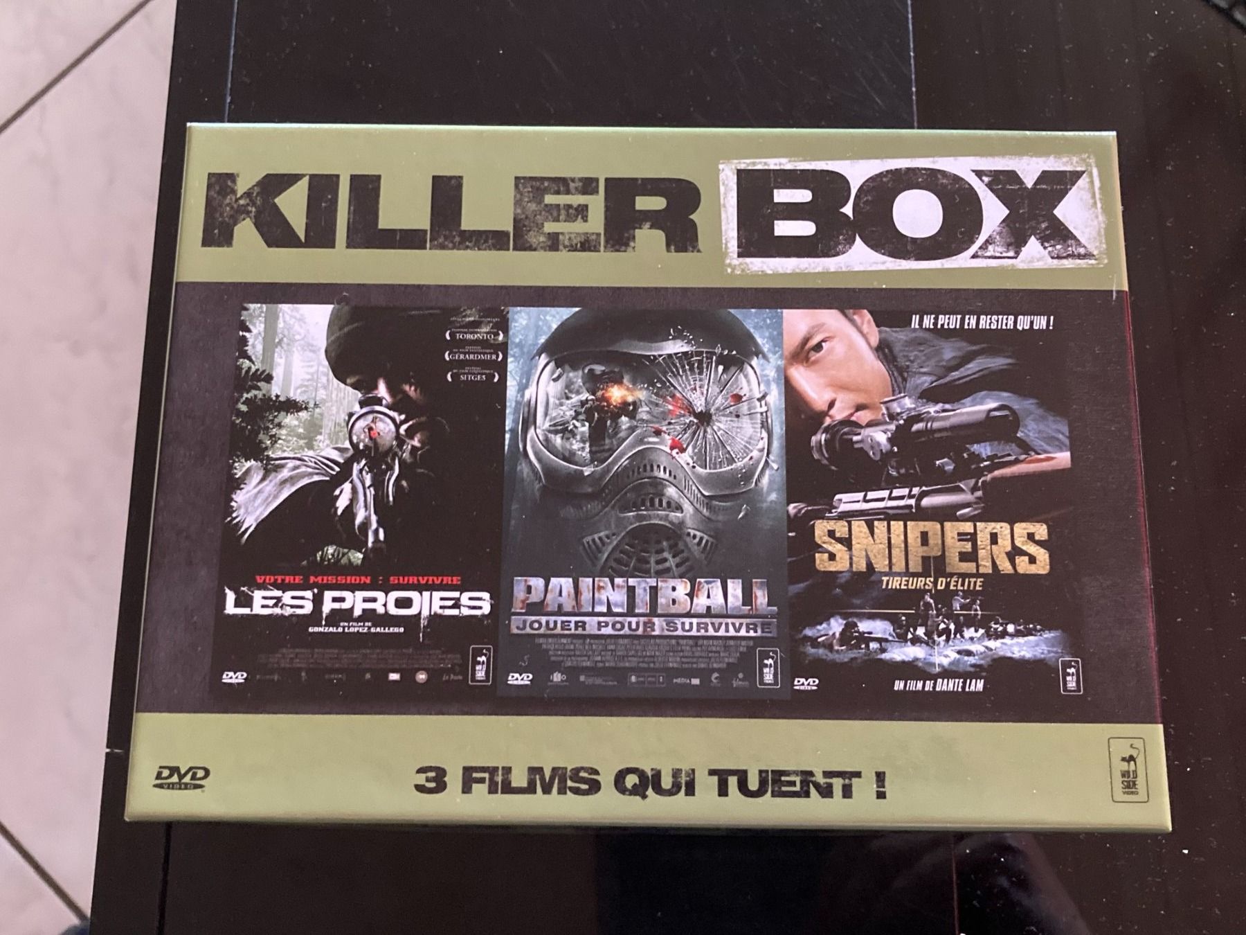 Tutti i DVDs: Coffret DVD Killer Box - 3 Films – Usato da Bassecourt venduto da CALUMET-X