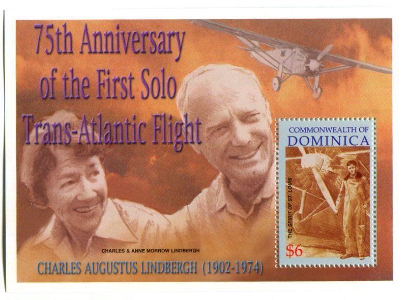 Alle Briefmarken: Block "Flugzeuge". Dominica. – Neu und originalverpackt aus Basel von Butsch5