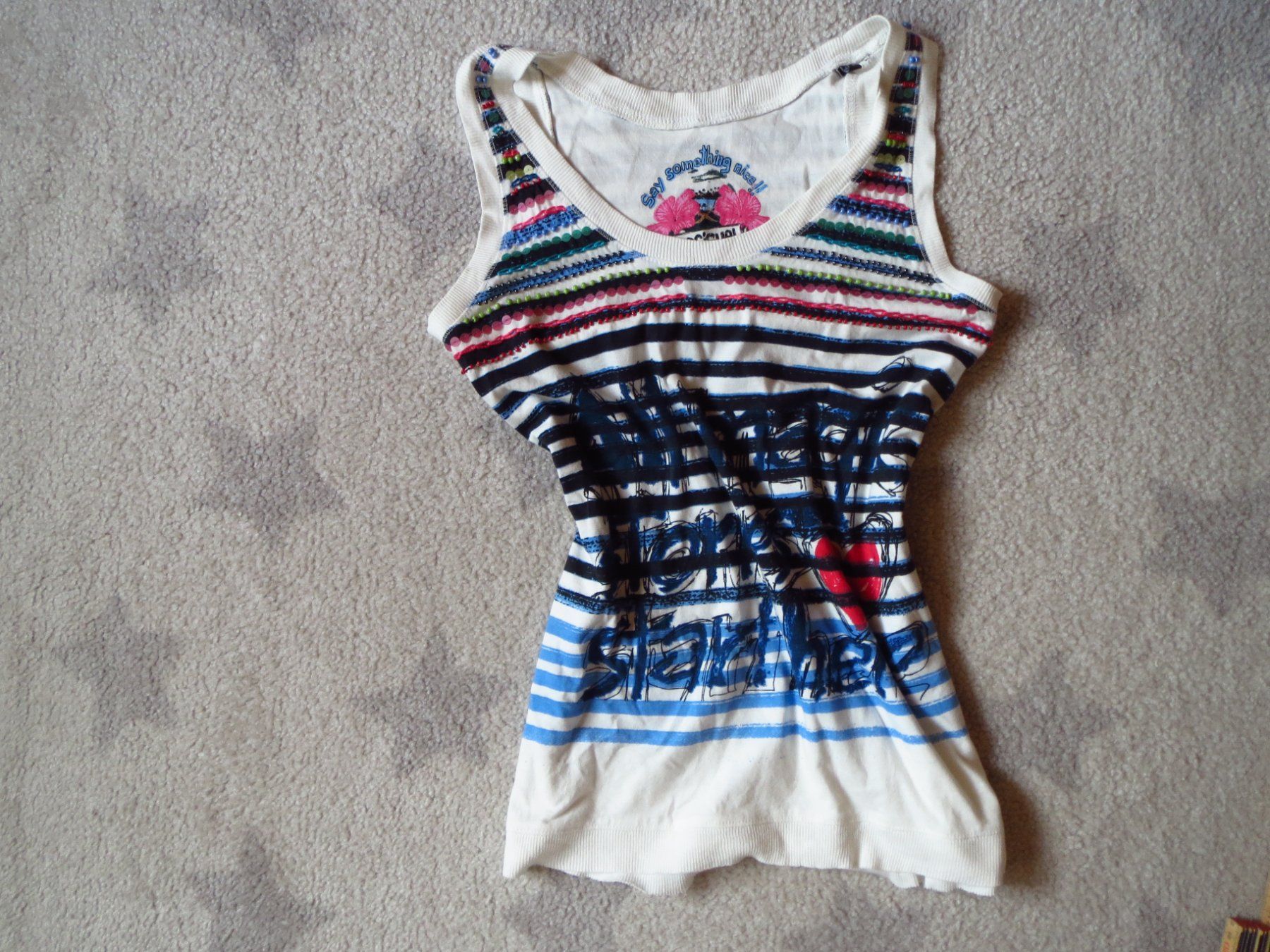 Desigual T-shirt: süsses DESIGUAL Damen Shirt Gr M – Usato da Kiental venduto da Anna8702 3