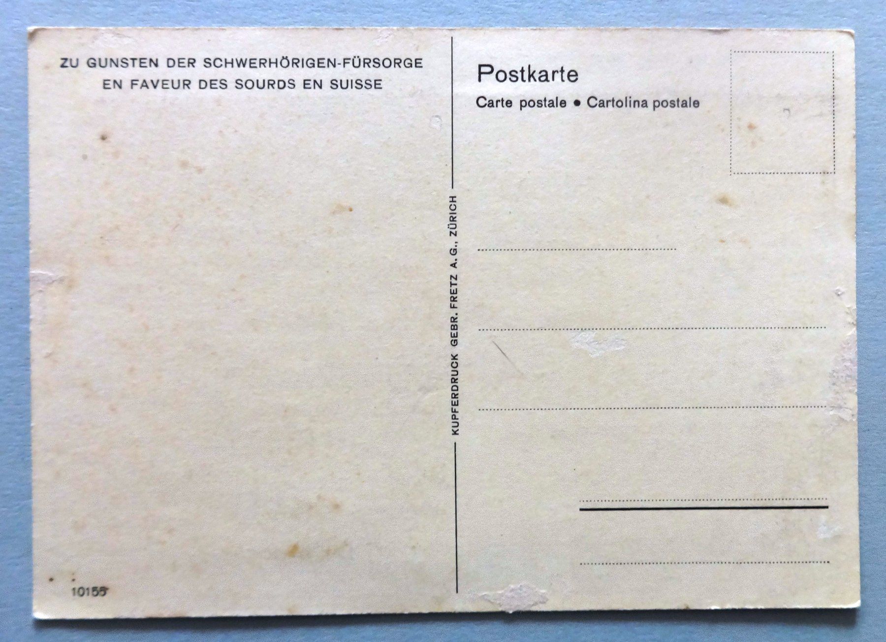 Cartes postales: Vor der Katastrophe - Avant la catastrophe – Défectueux à Fétigny par Billy2miny 1