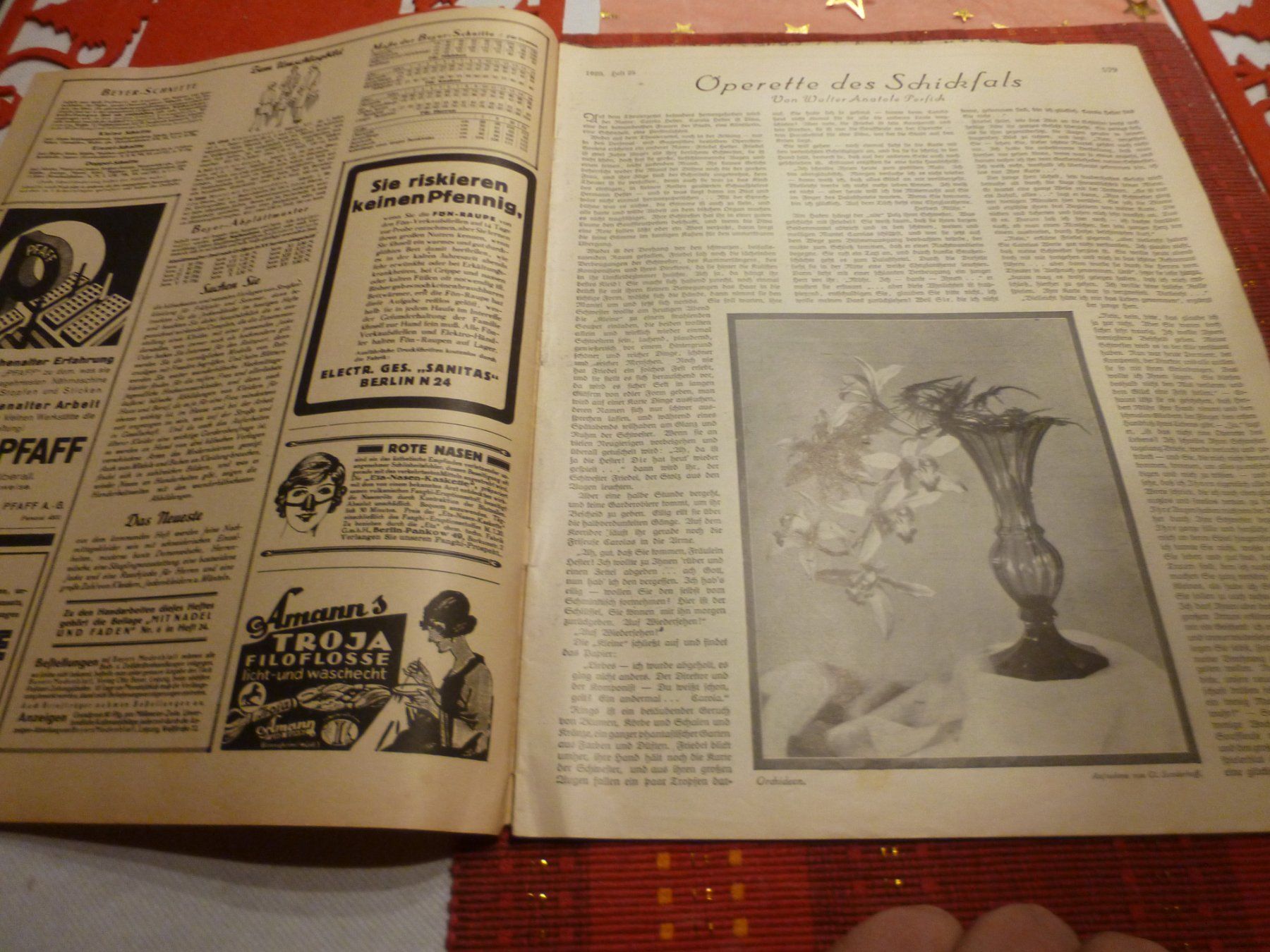Schnittmuster: Modenschau  Schnittbogen 1929 Design Art De Co Schneider Mod – Gebraucht aus Luzern von leseratte24 2