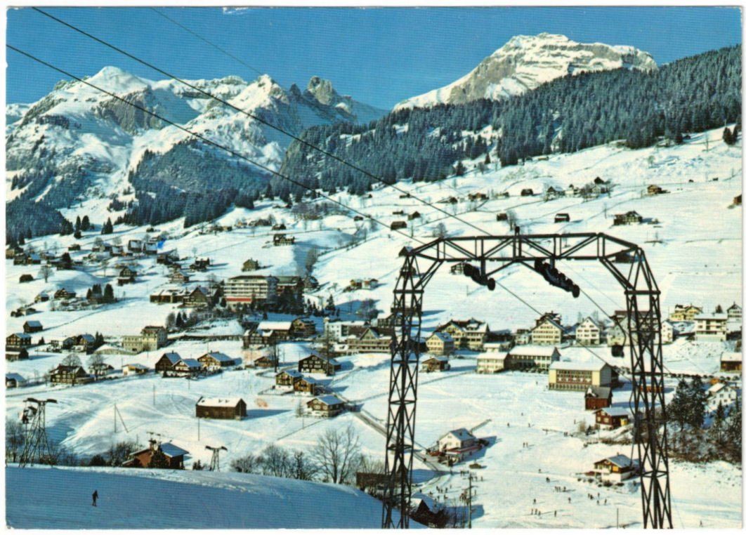 Ansichtskarten: Wildhaus - Skilift & Sessellift – Gebraucht aus Binningen von Mountainrider