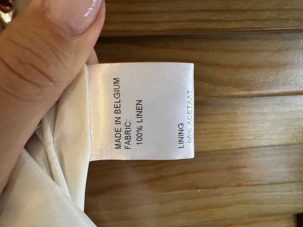 Scapa Vestiti: Scapa Leinen Kleid und Balzer Set, Beige, Grösse 38 – Usato da Zürich venduto da ahjelmer 4