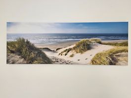 ❤️ Wunderschönes Leinwandbild Naturstrand ❤️NEU