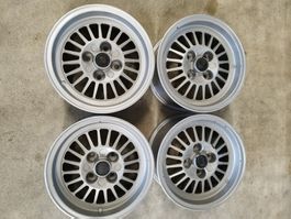 4 Oldschool Alufelgen 6Jx13 H2 ET13, LK 4x98mm