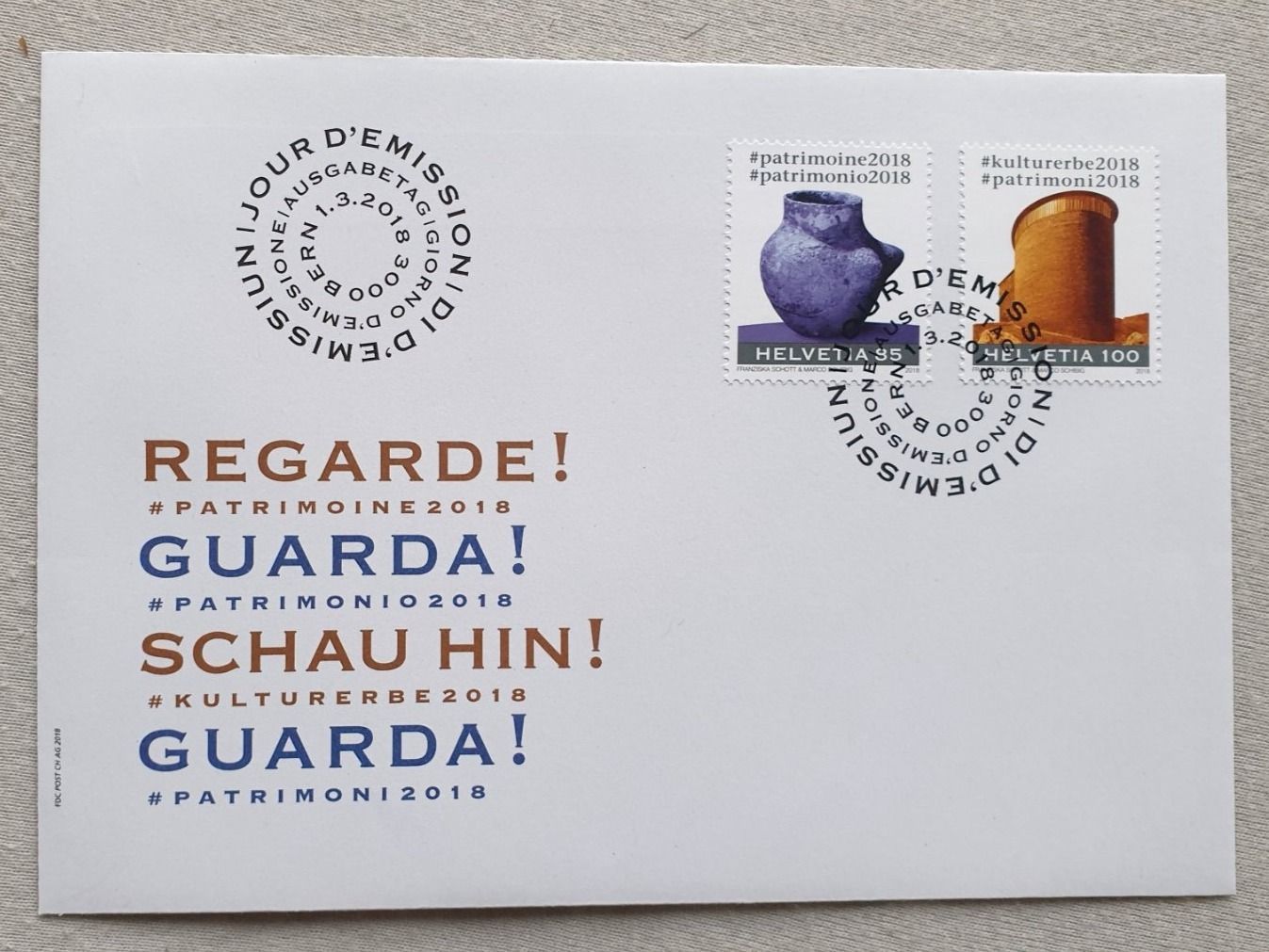 Tutti i francobolli: (494) Ausgabetag-Brief von 2018 – Usato da Schwarzhäusern venduto da Inot3