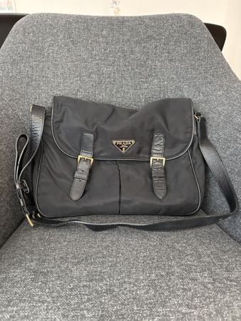 Vintage Prada Tasche Nylon Schwarz 