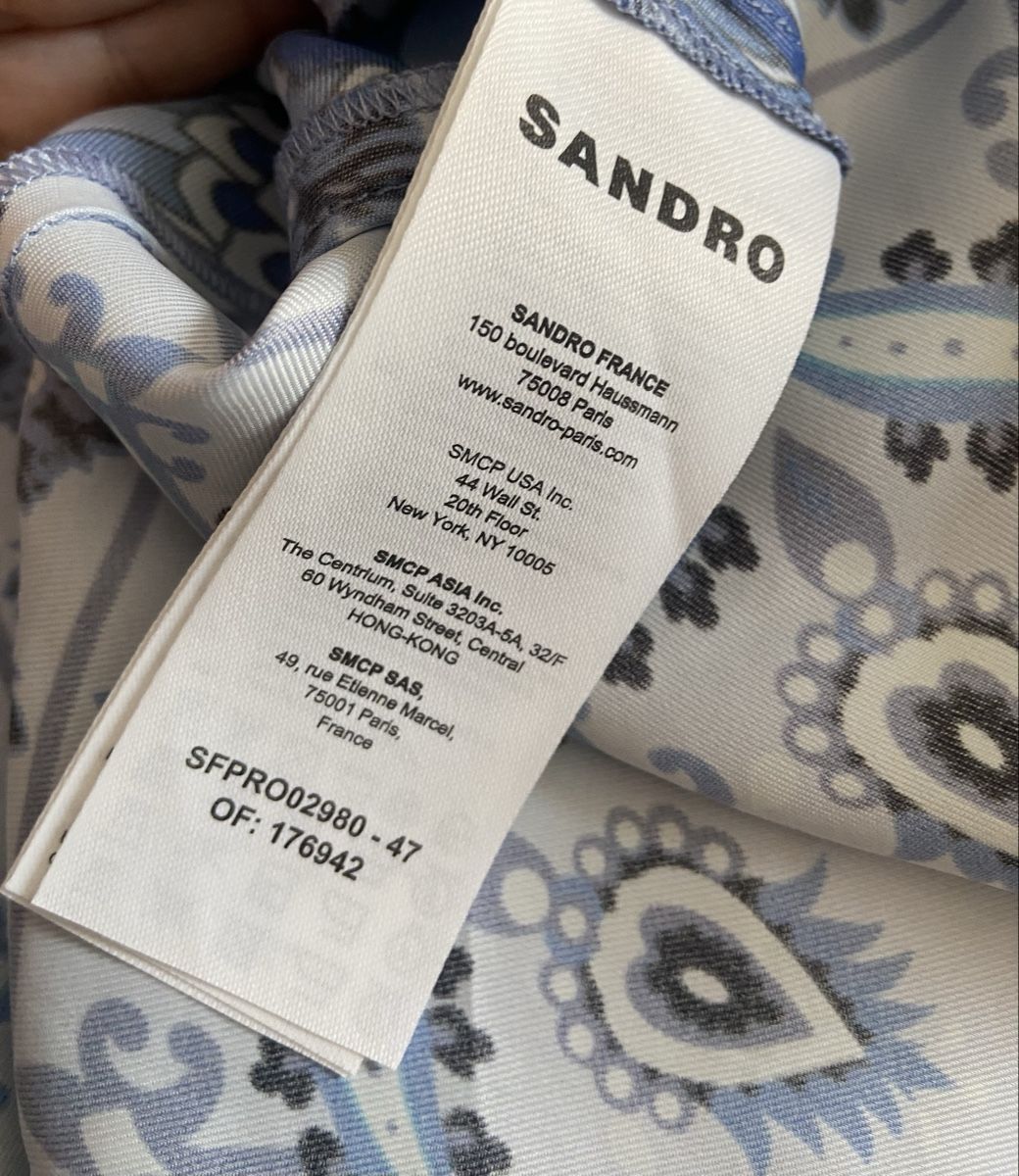 Sandro Vestiti: Kleid asymethrisch von Sandro Gr XS – Nuovo (secondo la descrizione) da Matten b. Interl venduto da Surprises 4