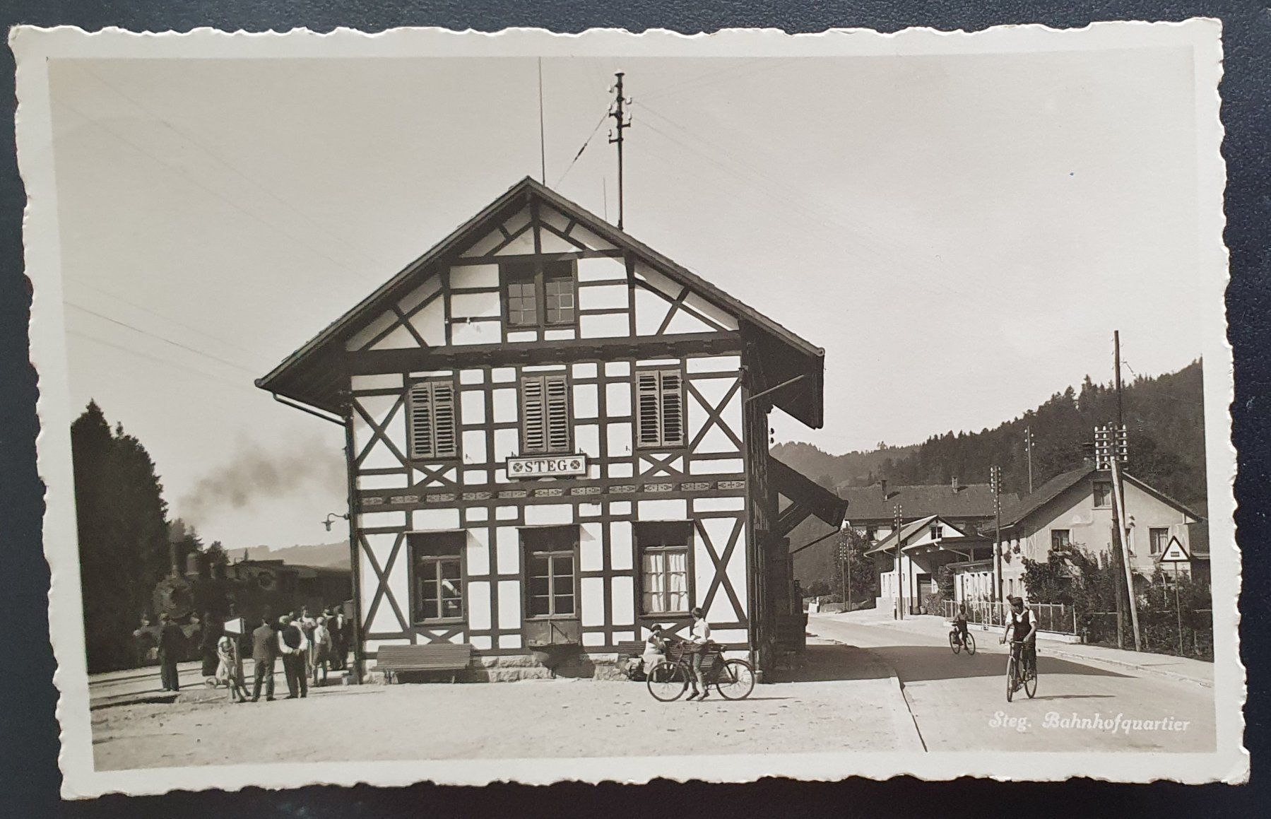 Cartoline postali: Steg 1943 - Bahnhofquartier - TOP – Usato da Kreuzlingen venduto da Rschweiz1