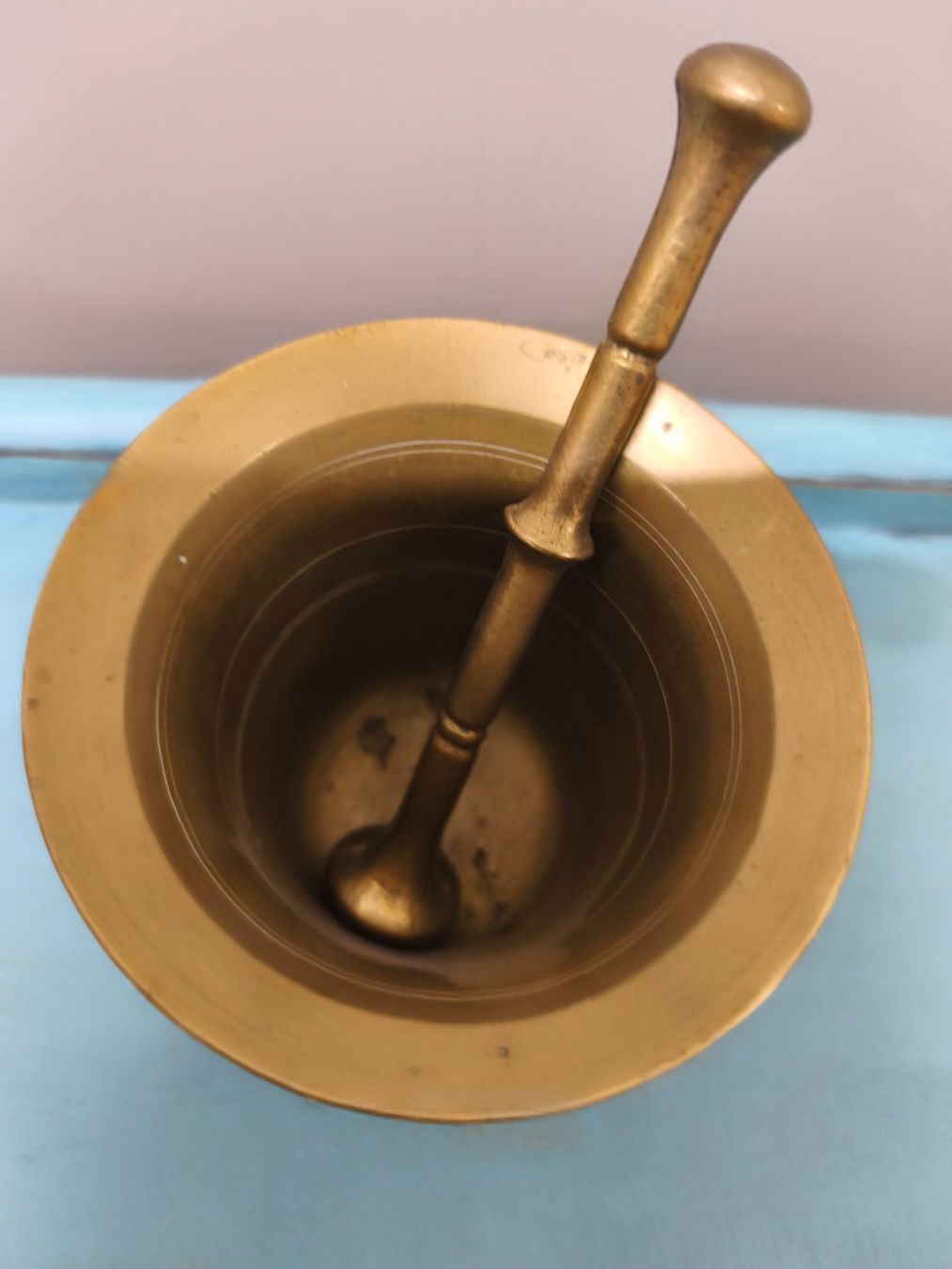 Sonstiges für das Kochen & Backen: Antiker Apotheken Mörser Messing – Gebraucht aus Zürich von Jul69 5