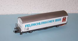 Roco H0 46159: Feldschlösschen-Bier Schiebewandwagen, DC