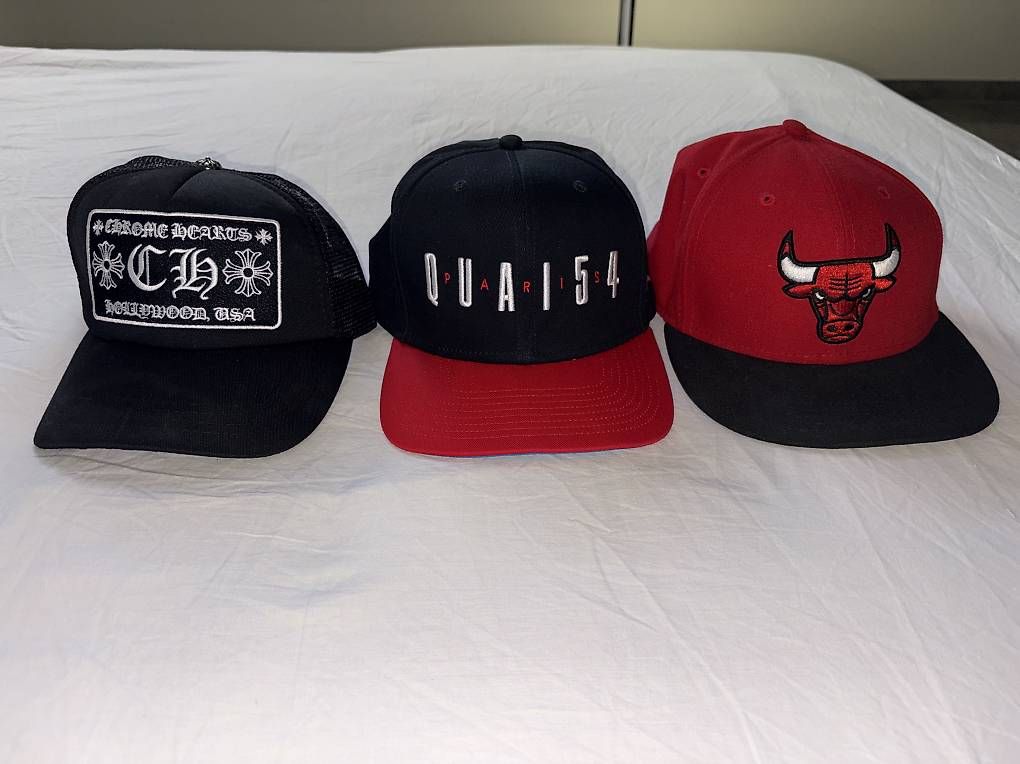 Chapeaux, bonnets & casquettes: 3x Snapbacks – D'occasion à Obergerlafingen par raj_5njg