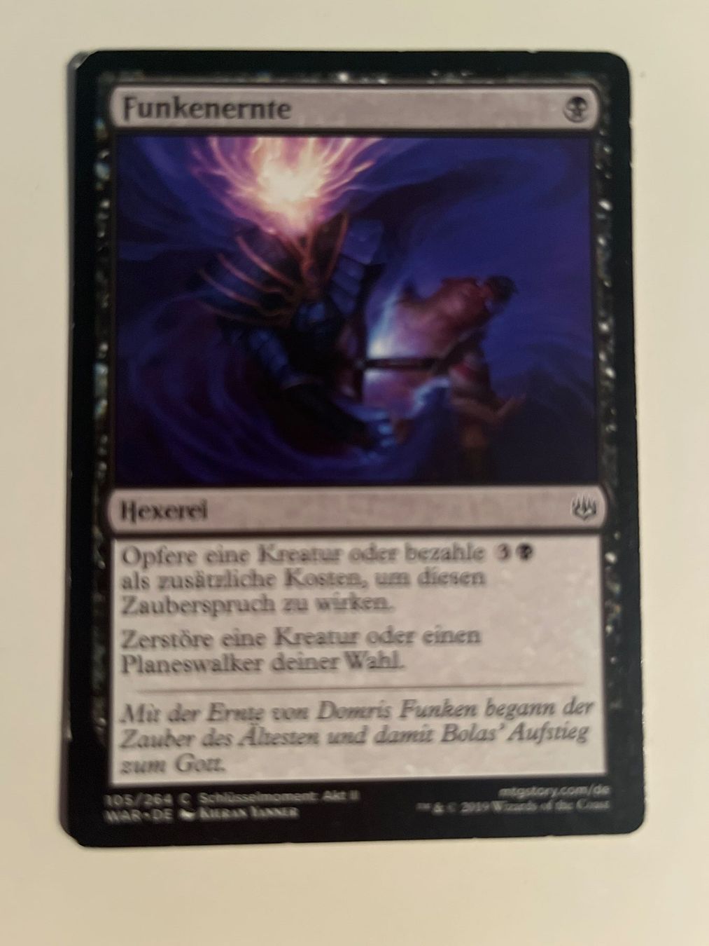 Magic The Gathering Sammelbilder & Trading cards: 1 x Funkenernte - Magic: The Gathering - MtG – Gebraucht aus Kriens von Shadi1980