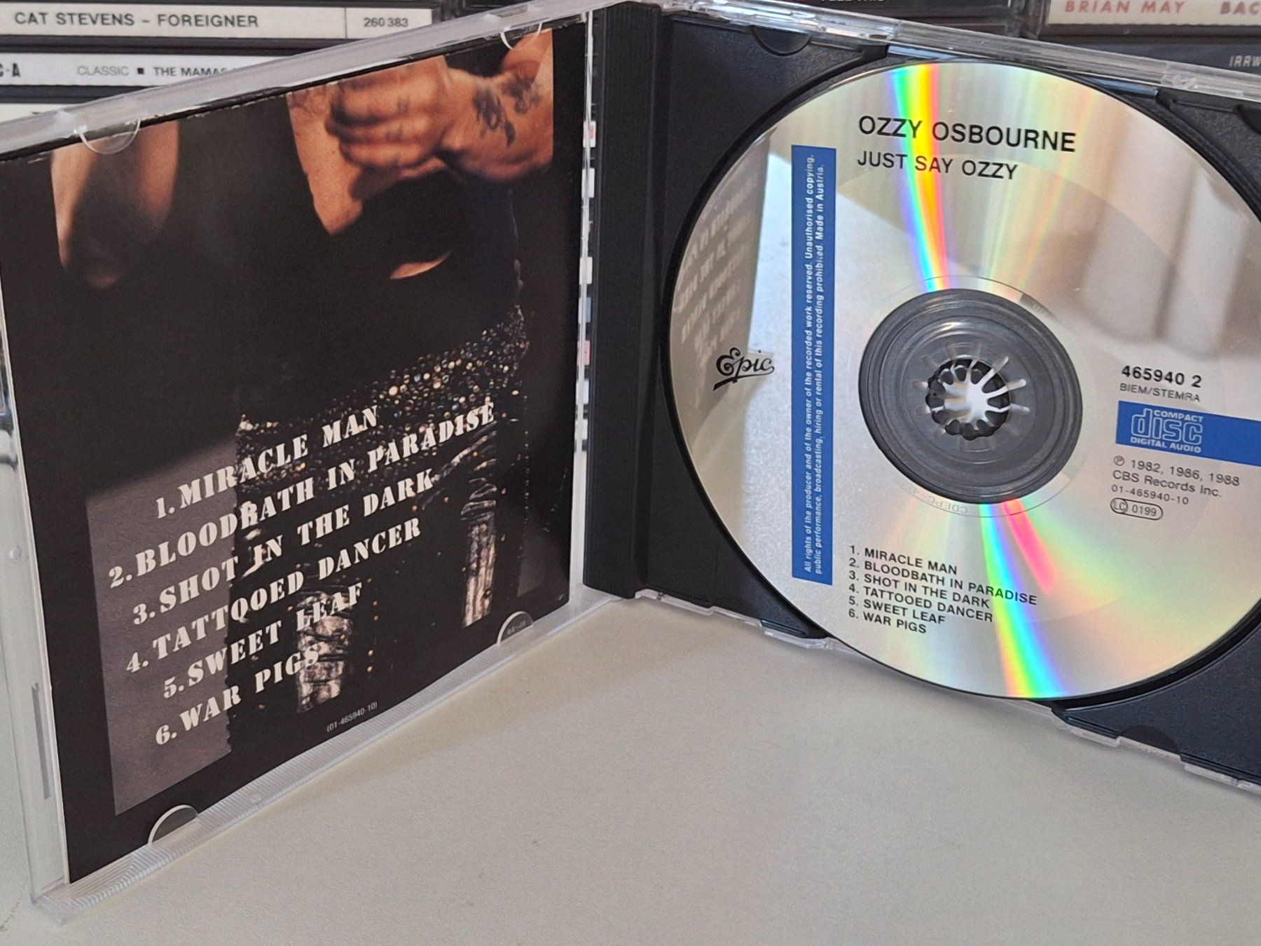 CDs: CD Ozzy Osbourne-  Just Say Ozzy – Gebraucht aus Aarberg von Jackup1 2