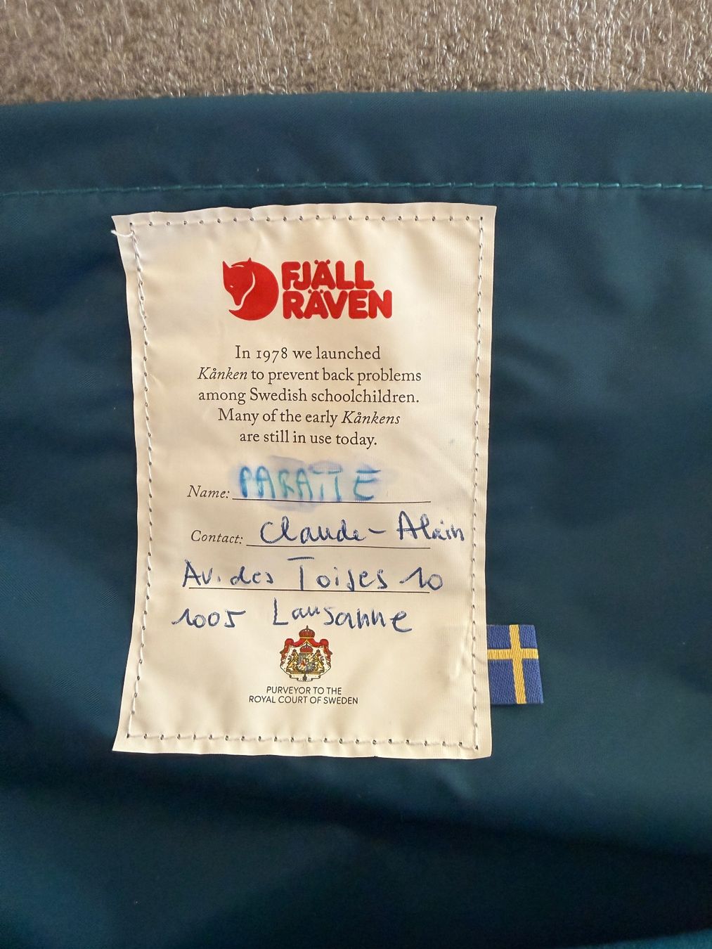 Fjällräven Zaini: sac à dos fjäll räven – Usato da Lausanne venduto da clapar 4