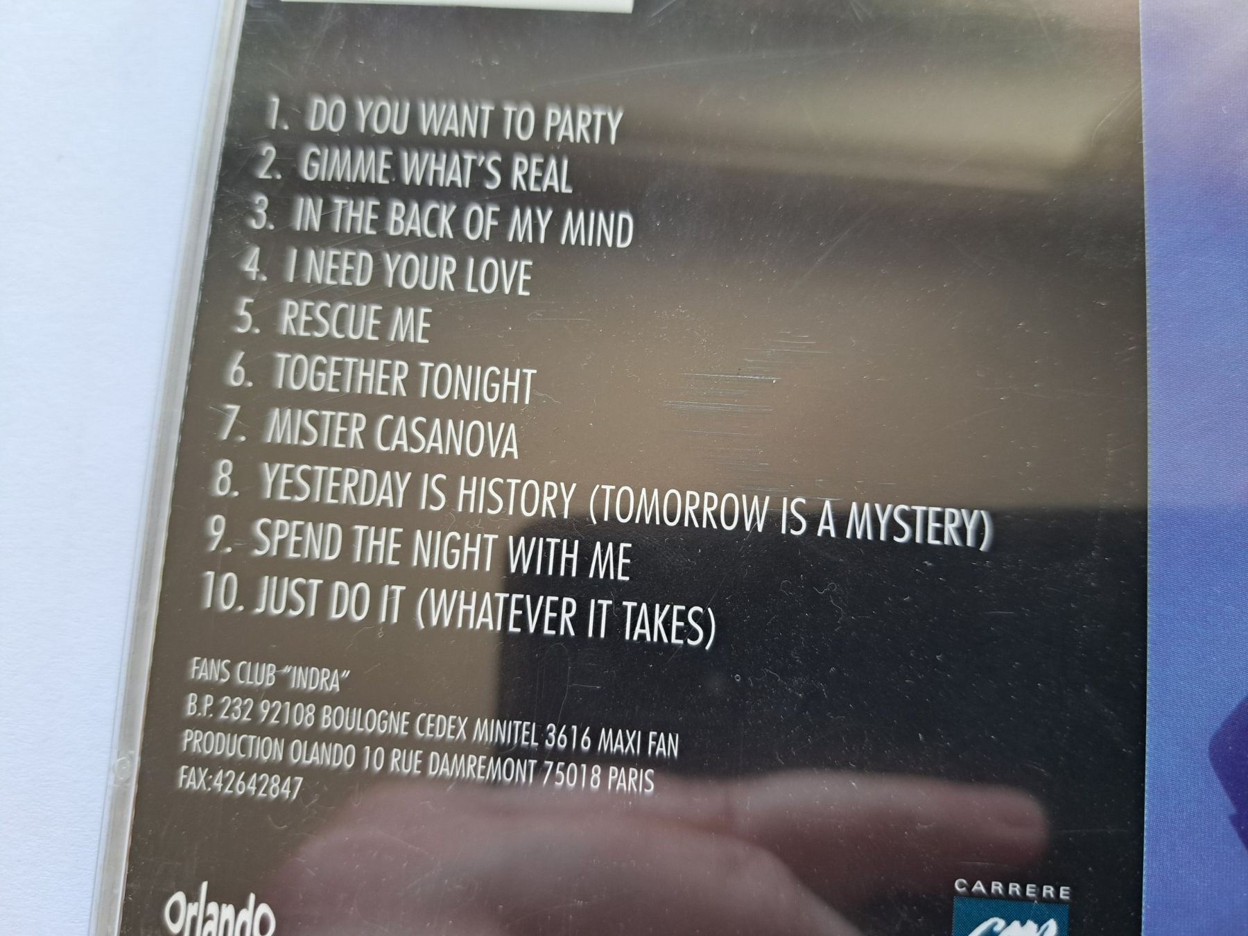 CD: Cd Indra - Together Tonight – Usato da Pully venduto da bro_n52j 2