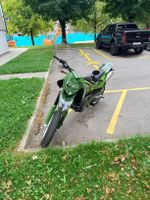Moto Husqvarna 610, 576 cm3, vert, 8990 km, bon état