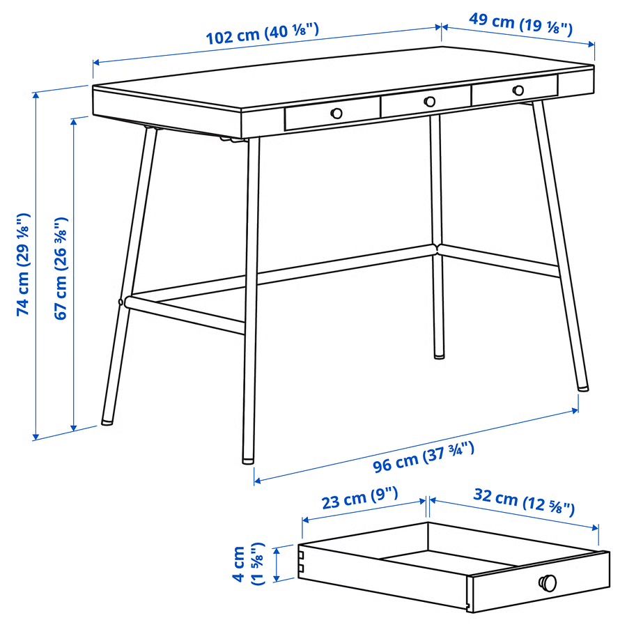 Ikea Schreibtische: IKEA desk LILLÅSEN, bamboo – Gebraucht aus Zürich von wal_sr25 4