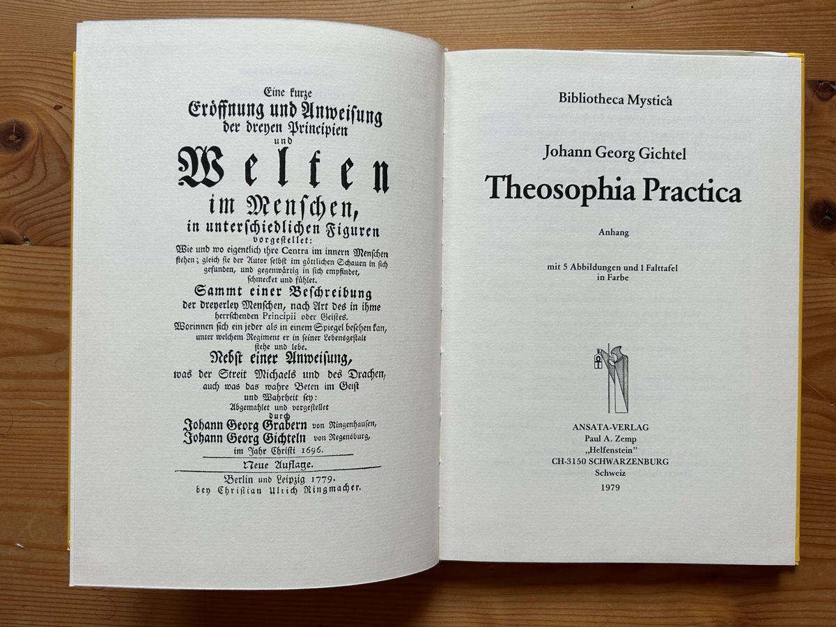 Libri: Theosophia Practica / Bibliotheca Mystica – Usato da Himmelried venduto da rasmus67 3