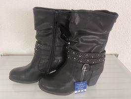 Stiefeletten, Gr. 36, schwarz, „NEU“