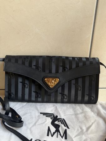 Maison Mollerus Clutch / Crossbody Schwarz-Gold
