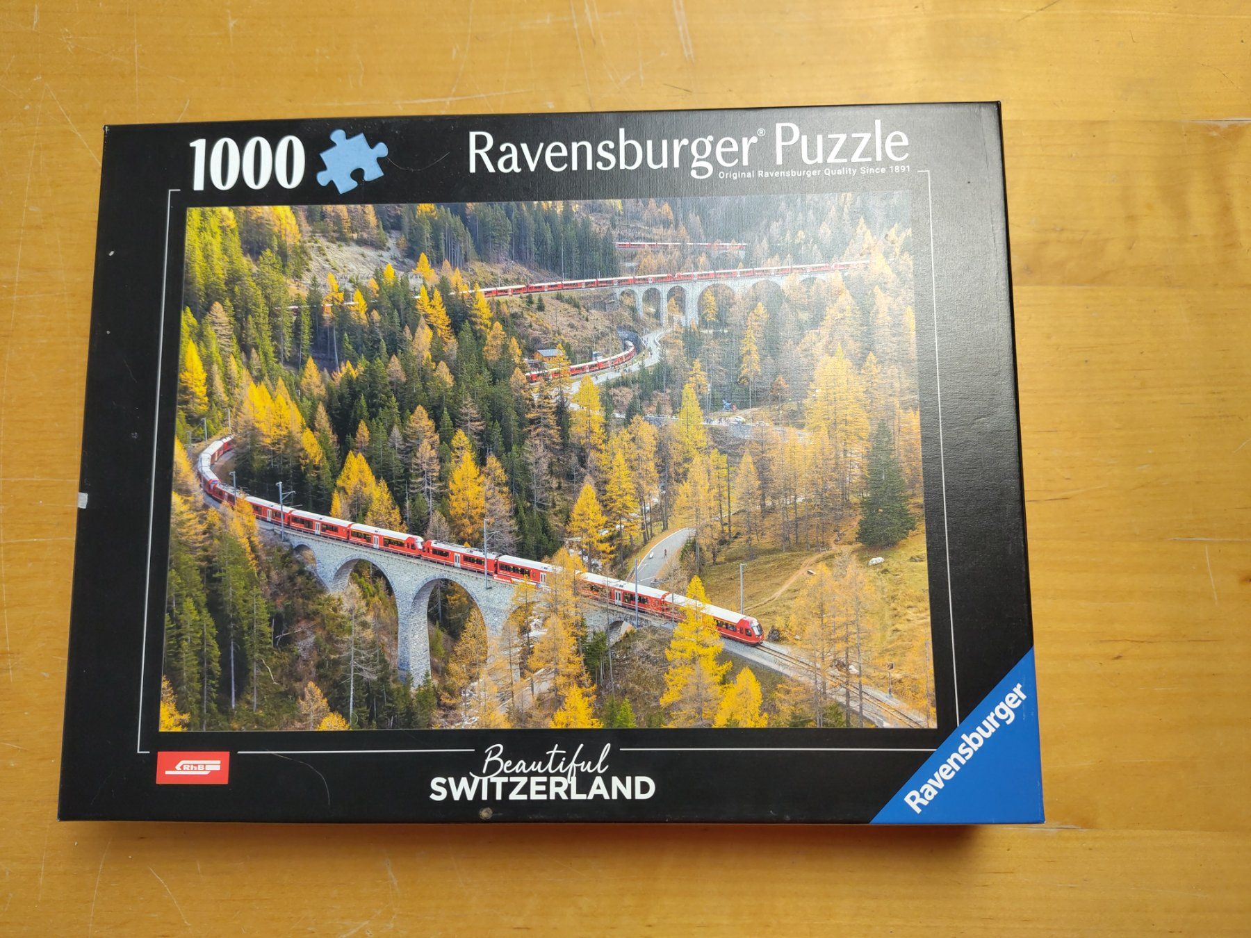 Ravensburger Puzzles: Ravensburger Puzzle 1000 Teile RhB Worldrecord – Gebraucht aus Embrach von Miman