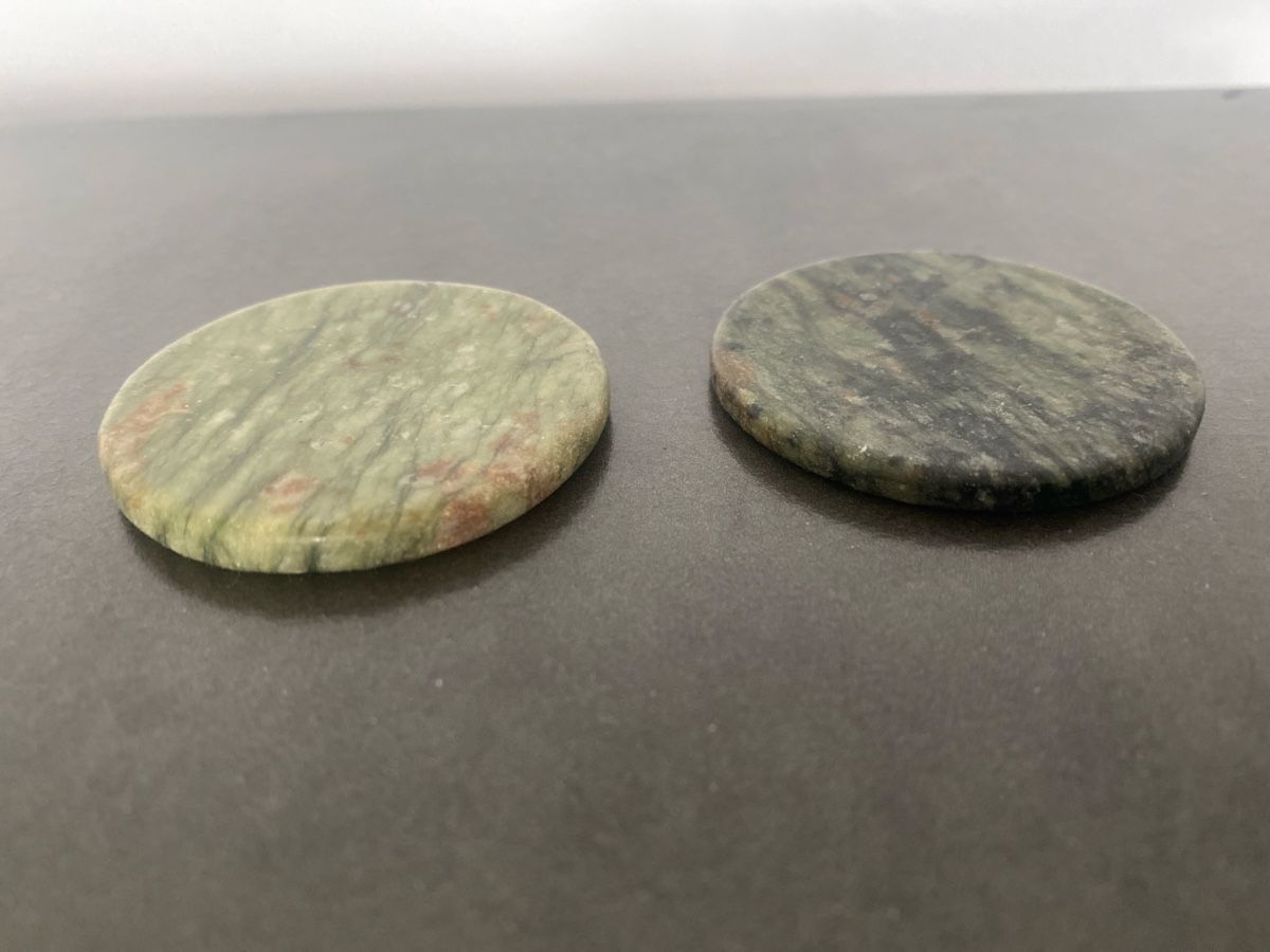 Minerali & Pietre curative: 2 Steine aus Serpentin – Nuovo (secondo la descrizione) da Zürich venduto da joyfulgrace 1