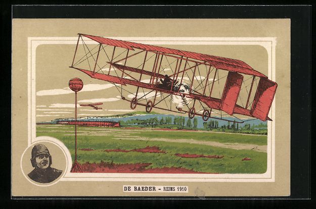 Photos & posters: Flugzeug-Pionier De Baeder - Reims 1910 – D'occasion à Berlin par bartko-reher
