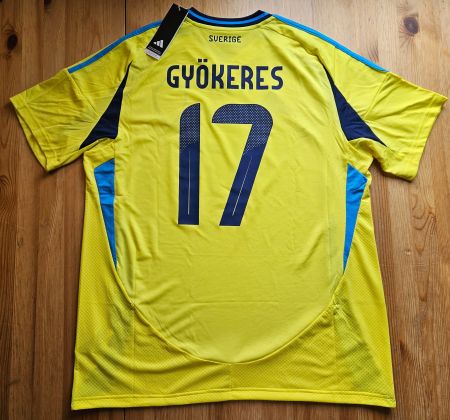 Trikot Schweden #17 Gyökeres adidas NEU Gr. XL Fussball WM