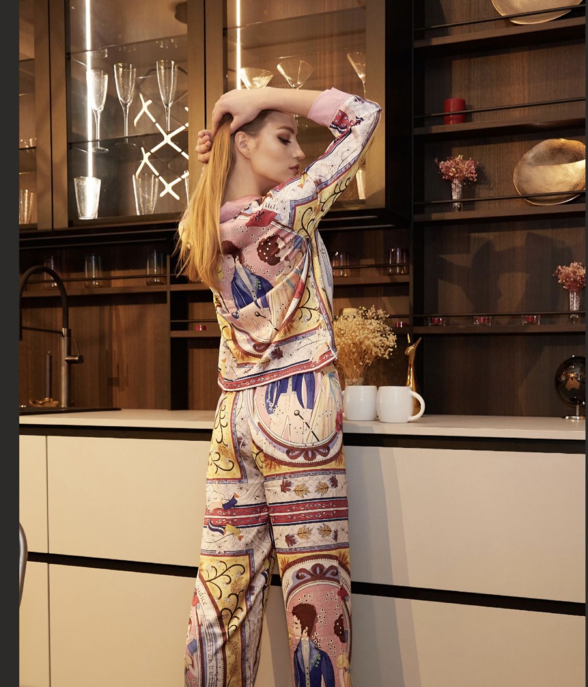 Negligees & Pyjamas: Seidenpyjamas - Posten – Neu und originalverpackt aus Gattikon von Duesouth