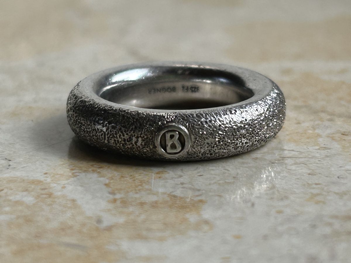 Bagues: Silberring  "B" Gr. 55 / 17.5 mm – D'occasion à Laufen par belleskulptur