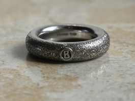 Silberring  "B" Gr. 55 / 17.5 mm