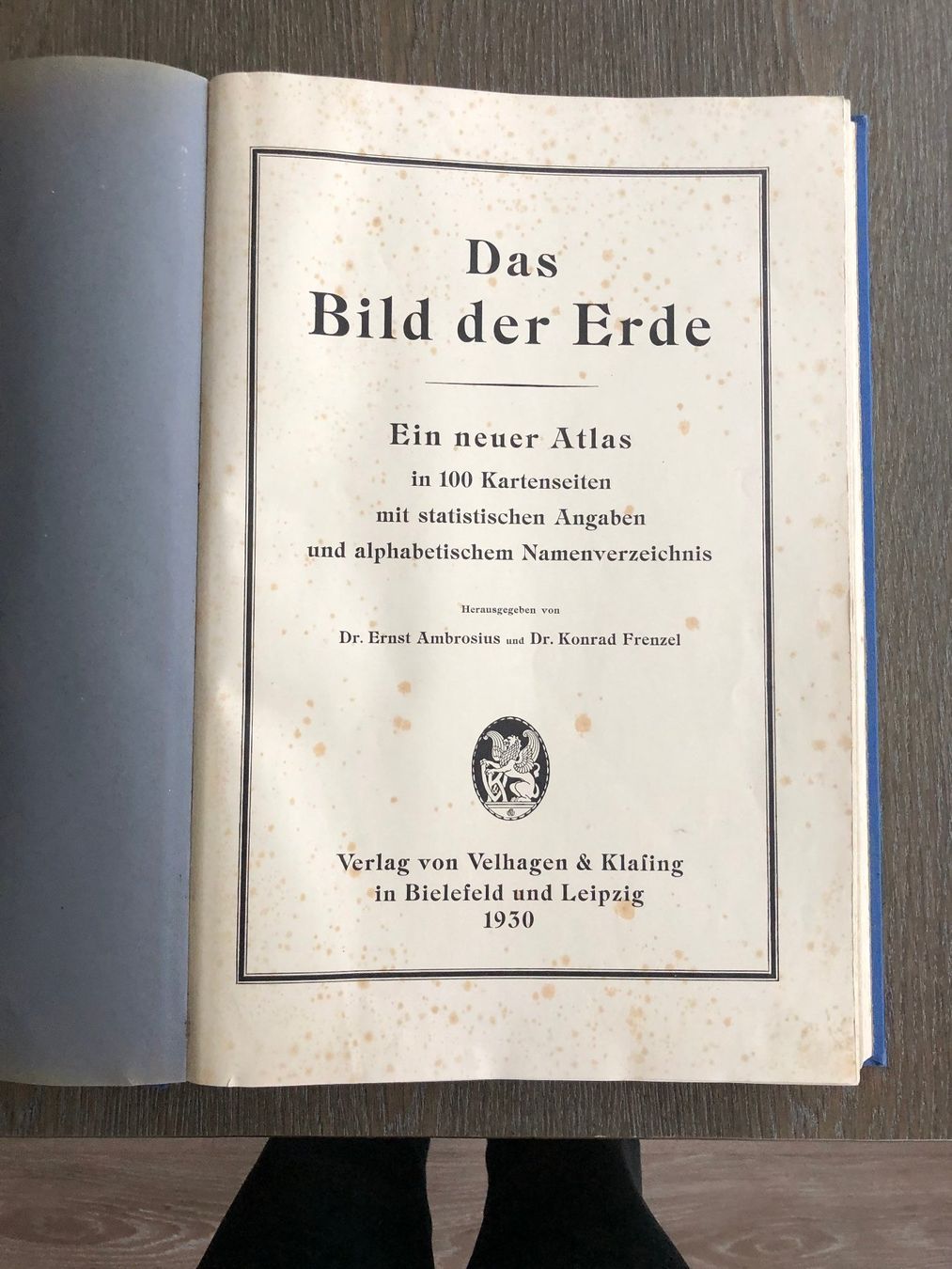 Libri: Atlas /  Das Bild der Erde von 1930 – Usato da Wohlen AG venduto da mey_kg8r 1
